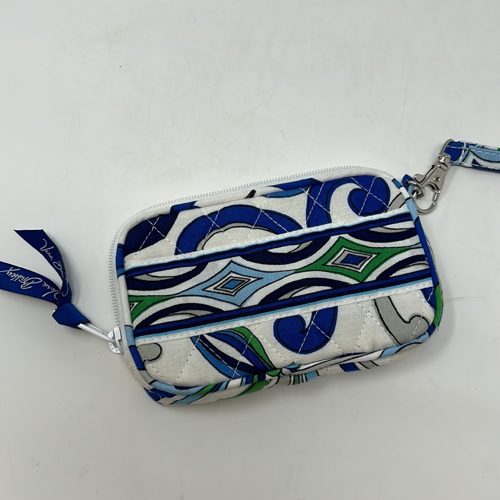 Vera Bradley Blue & White Change Purse Excellent Condition - Picture 6 of 10